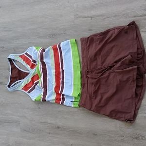 Athleta small swimsuit top and bottom